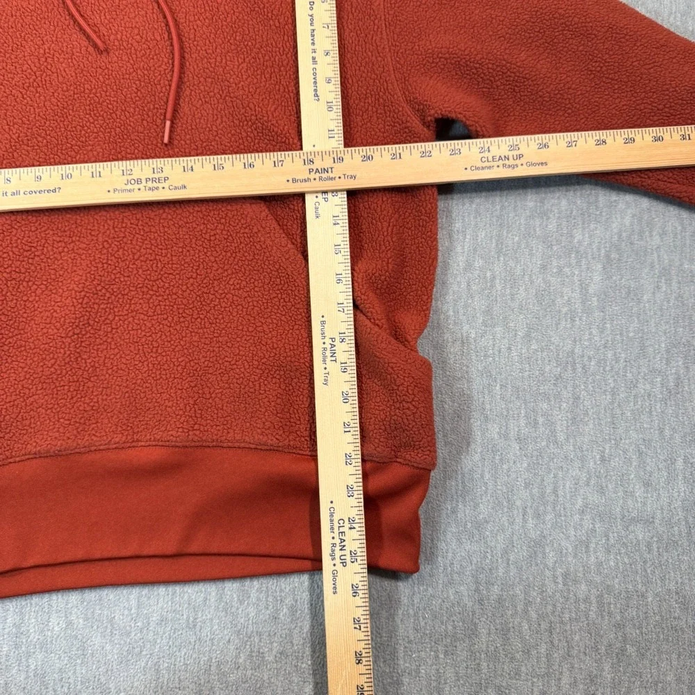 Nike Sportswear Plush Women's‎ Oversized Pullover Hoodie Small Orange Soft